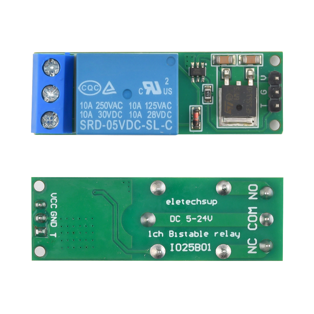 Shelly Relay Module - DC 6-24V Modulo Relè Flip-Flop Interruttore
