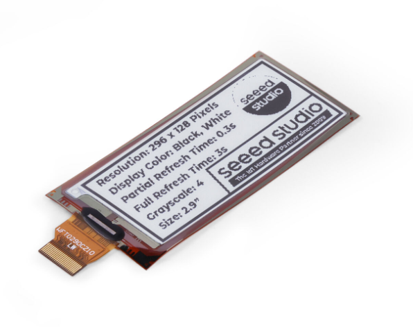 Display Epaper 2.9 - 104990852 Display EInk EPaper monocromatico flessibile