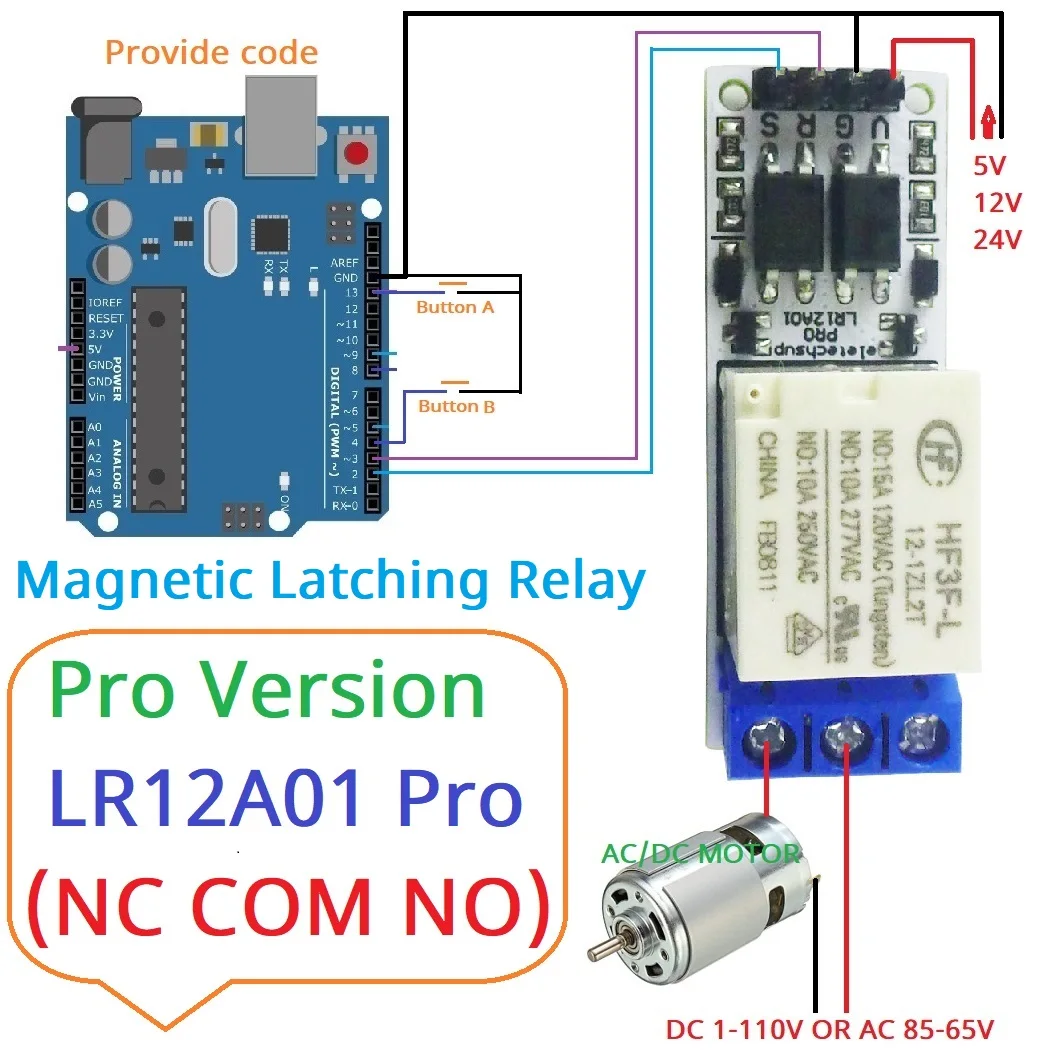 Shelly Relay Module - Modulo Relè Magnetico Bistabile con Interruttore