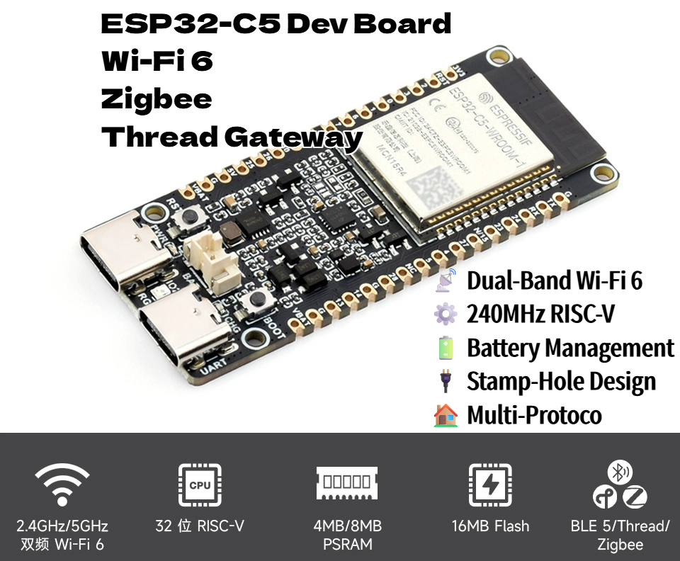 Matter Hub Thread - Scheda di sviluppo Wi-Fi 6 e