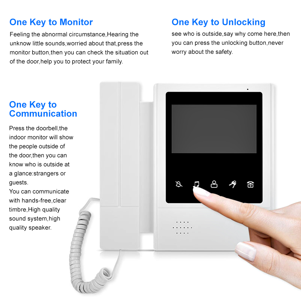 Sistema di videocitofono LCD d - Smart Doorbell Wired recensione e prezzo