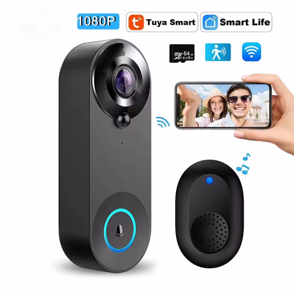 Tuya 1080P Wireless WIFI Campa - Smart Doorbell Wired recensione e prezzo