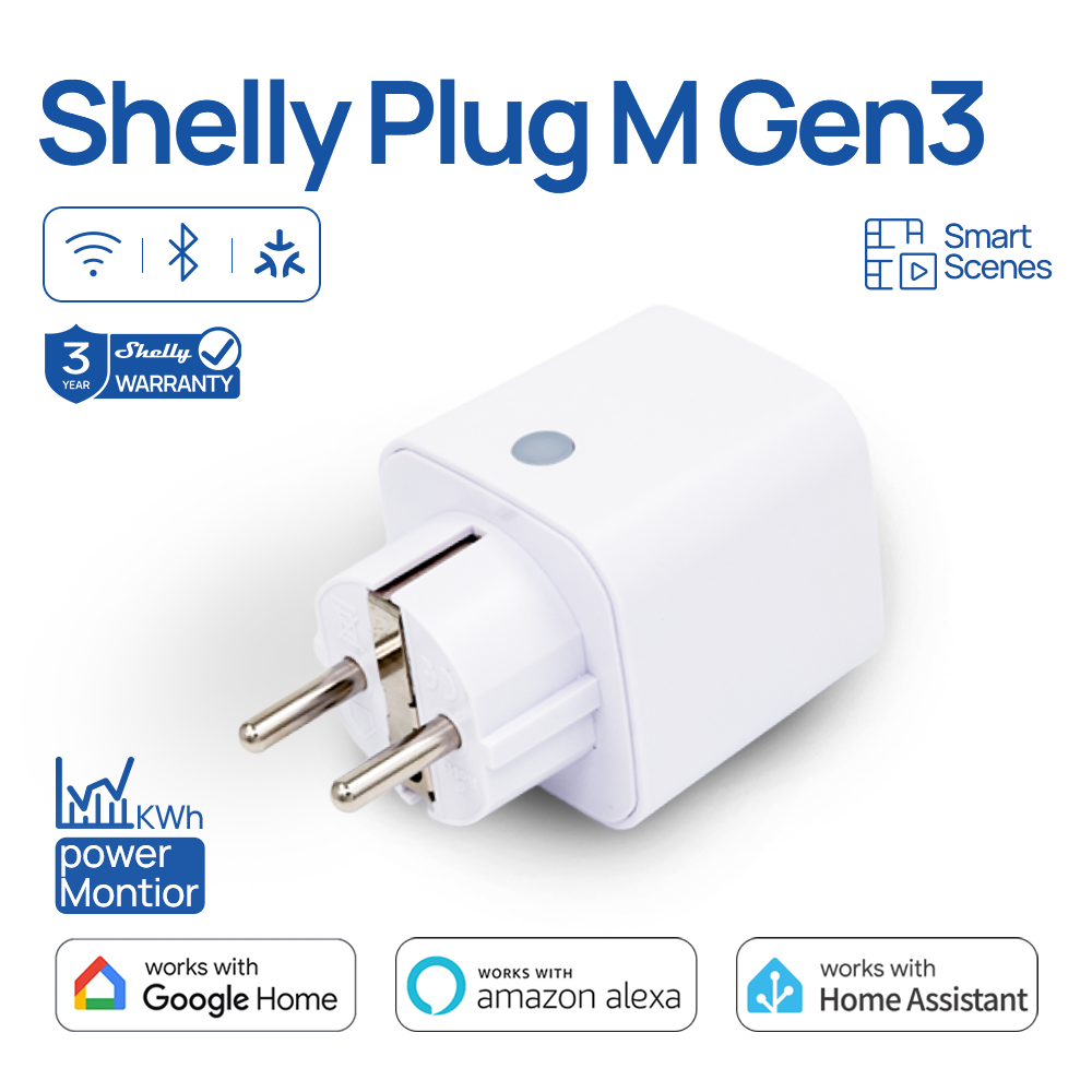 Shelly Plug M Gen3 WiFi Smart  - Shelly Relay Module recensione e prezzo