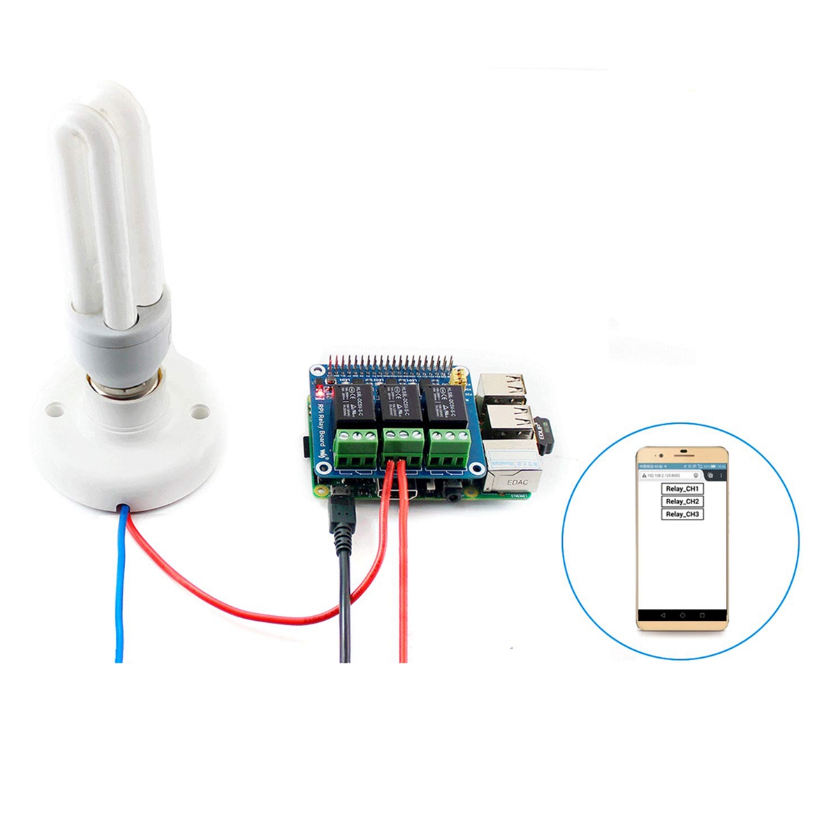 Waveshare Modulo Relè a 3 Cana - Pi Zero W Board recensione e prezzo