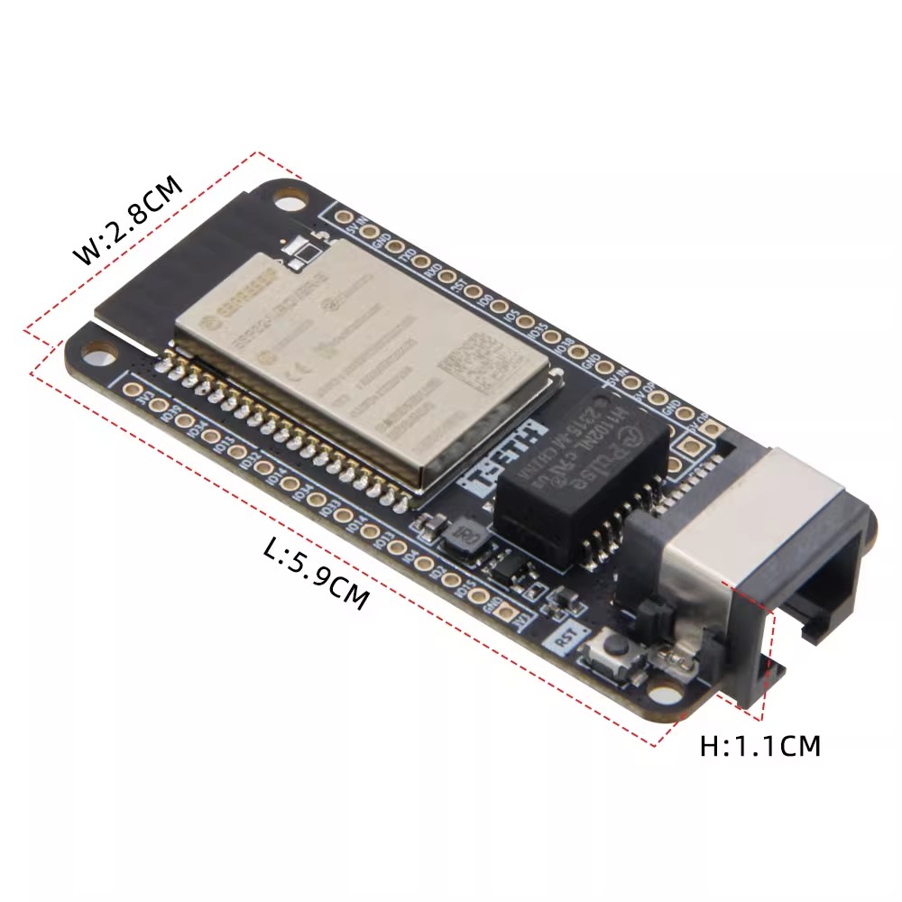 Scheda di sviluppo LILYGO T‑ET - Ethernet Module W5500 recensione e prezzo